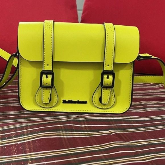 New Dr. Martens Yellow 7 Inch Crossbody Satchel Bag - Picture 8 of 10